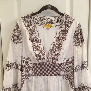 CATHERINE MALANDRINO embroidered blouse